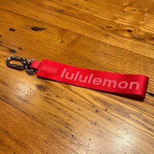 Lululemon Red Keychain